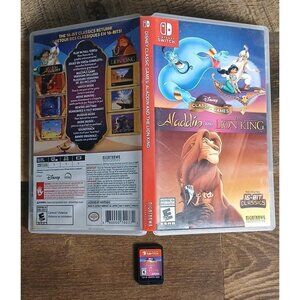 Disney Classic Games: Aladdin and The Lion King (Nintendo Switch, 2019) CIB